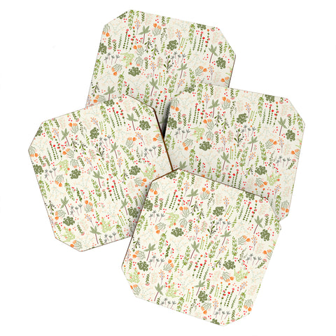 Iveta Abolina Floral Goodness IV Coaster Set