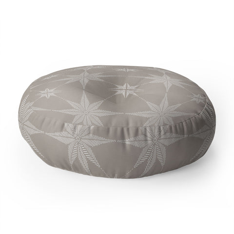 Iveta Abolina Starlight Grey Floor Pillow Round