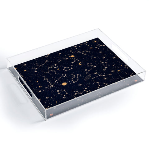 Iveta Abolina Starry Night IV Acrylic Tray