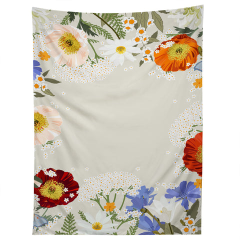 Iveta Abolina Summer Blooms Soft Sage Tapestry