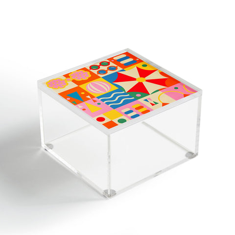 Jen Du Summer Beach Lifestyle Acrylic Box