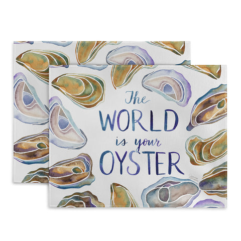 Jessica Larson The World is Your Oyster Placemat