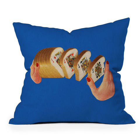 Julia Walck Deck of Carbs Throw Pillow