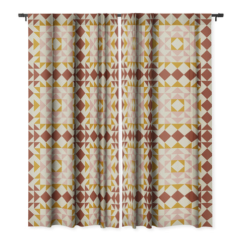 June Journal Autumn Quilt Blackout Window Curtain