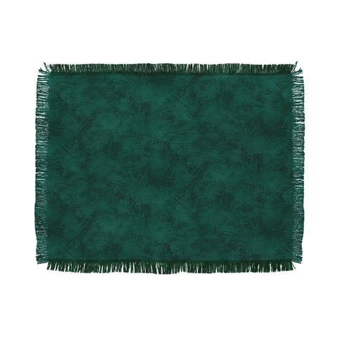 Lathe & Quill Emerald Scraped Texture Throw Blanket