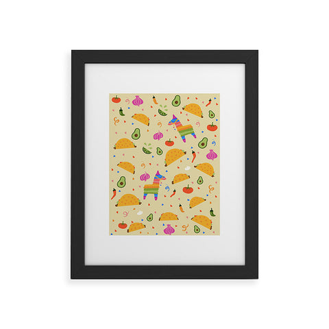 Lathe & Quill Taco Fiesta Framed Art Print