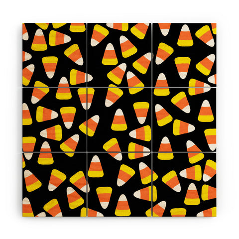 Lisa Argyropoulos Candy Corn Jumble Wood Wall Mural