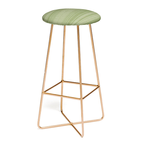 Little Arrow Design Co morse stripe avocado Bar Stool