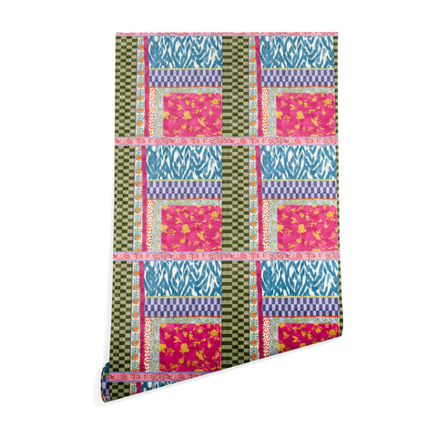 LouBruzzoni Boho Colorful Patch Wallpaper