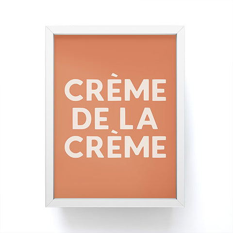 Lyman Creative Co Creme de la Creme French Retro Framed Mini Art Print