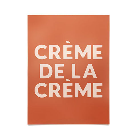 Lyman Creative Co Creme de la Creme French Retro Poster