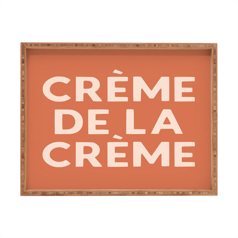 Lyman Creative Co Creme de la Creme French Retro Rectangular Tray