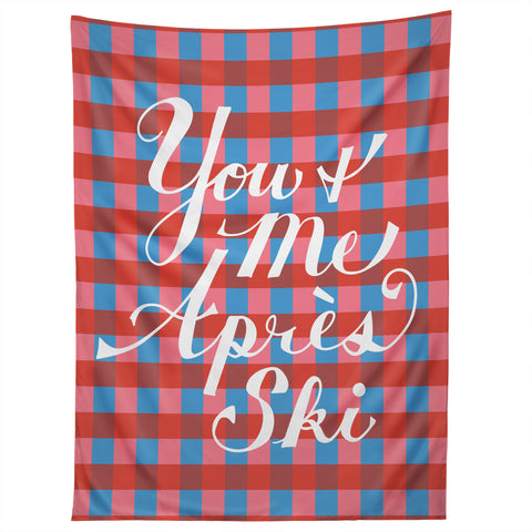 Lyman Creative Co You and Me Apres Ski in Plaid Tapestry