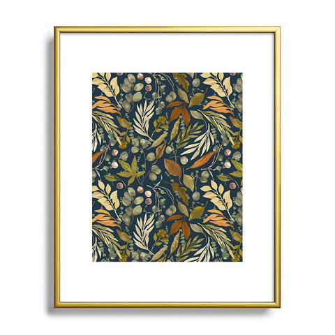 Marta Barragan Camarasa Autumn fall wild forest D Metal Framed Art Print