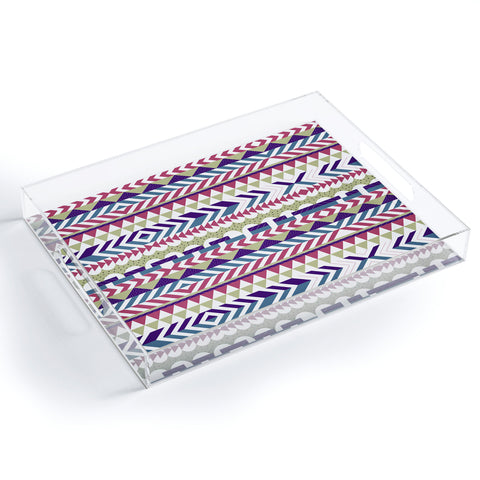 Marta Barragan Camarasa Boho tribal PTT Acrylic Tray