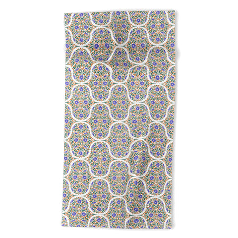 Marta Barragan Camarasa Floral Whimsy Art Decor Beach Towel