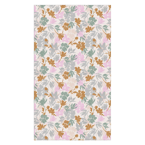Marta Barragan Camarasa Flowery meadow pastel colors Tablecloth