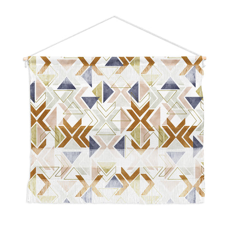 Marta Barragan Camarasa Modern geometric boho 3S Wall Hanging Landscape