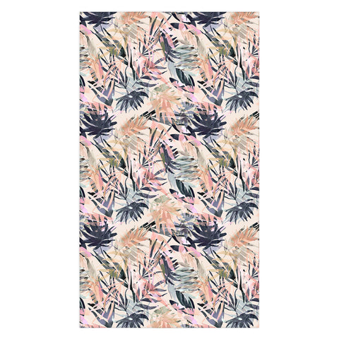 Marta Barragan Camarasa Palms leaf colorful paint PB Tablecloth