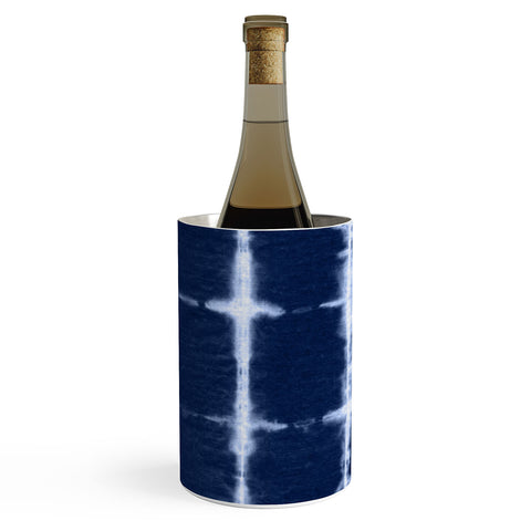 marufemia Shibori itajime indigo Wine Chiller