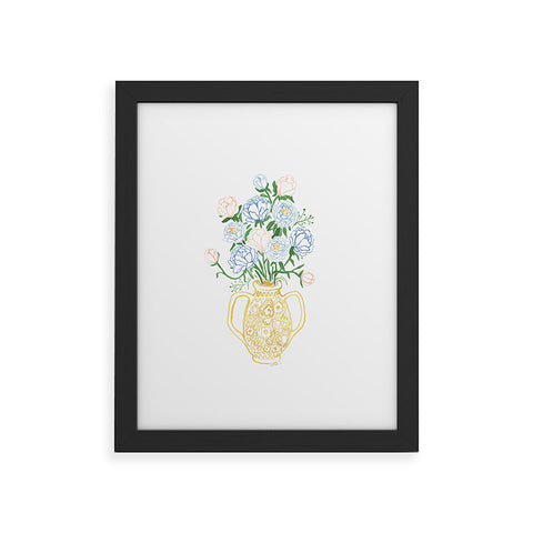Megan Galante Finn Vase Framed Art Print