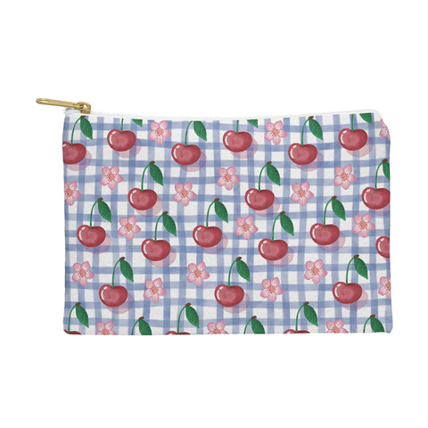 mele_artanddesign Watercolor Cherry Blossom Picnic Pouch