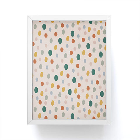 Menina Lisboa Colorful Dots Framed Mini Art Print