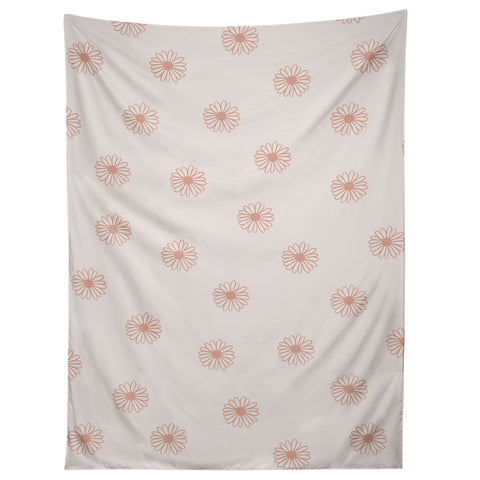 Menina Lisboa Pink Pastel Daisies Tapestry