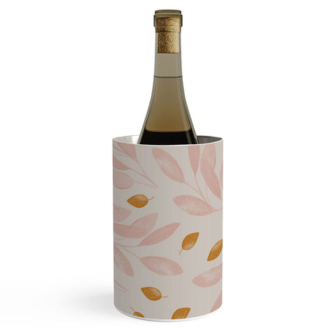 Menina Lisboa Pink Yellow Leaves Wine Chiller