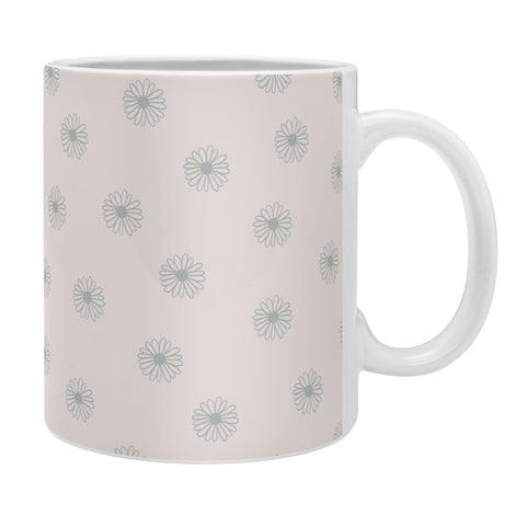 Menina Lisboa Soft Blue Daisies Coffee Mug