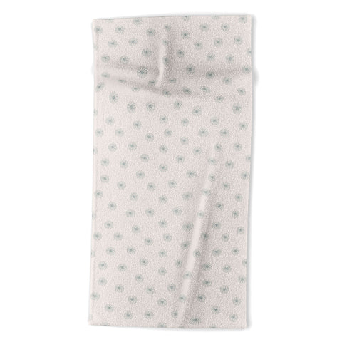 Menina Lisboa Soft Blue Daisies Beach Towel