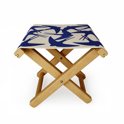 Menina Lisboa Spring Swallows Folding Stool