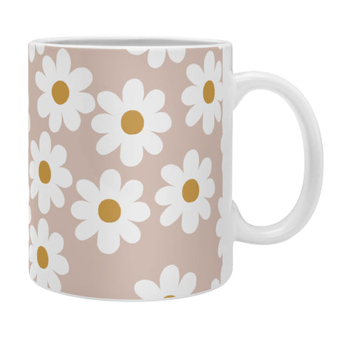 Menina Lisboa Spring White Daisies Coffee Mug