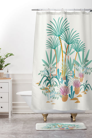 Mirimo Exotic Greenhouse Shower Curtain And Mat
