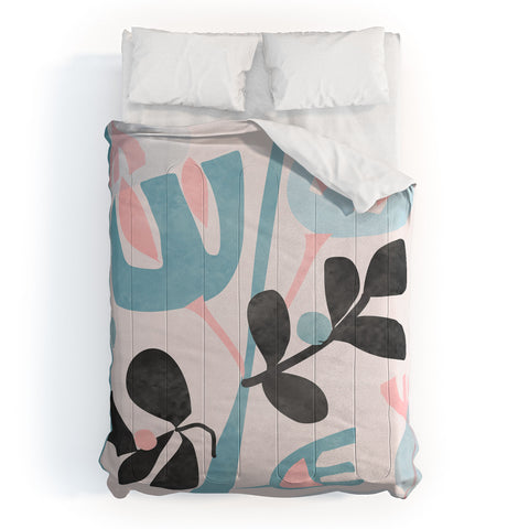 Mirimo Floral Abstract Comforter