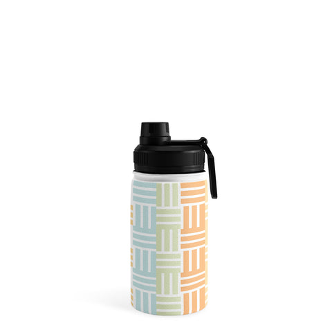 Mirimo Grid on Pastels Water Bottle