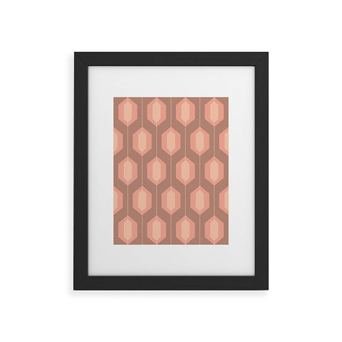 Mirimo Midmod Terracotta Framed Art Print