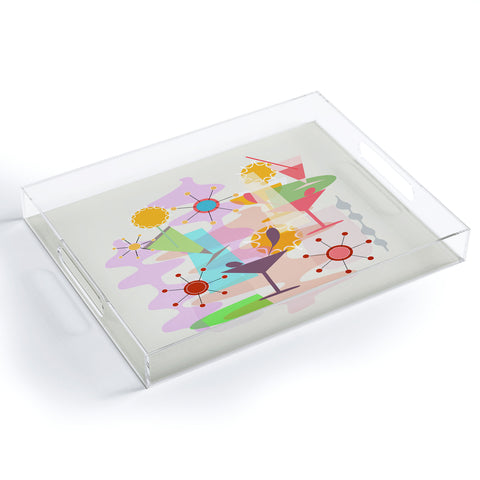 Mirimo Retro Summer Party Acrylic Tray