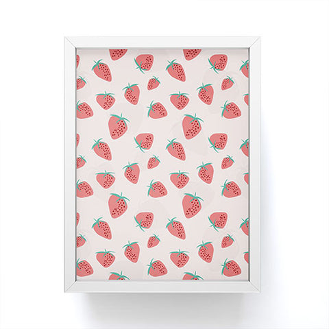 Mirimo Strawberry Play Framed Mini Art Print