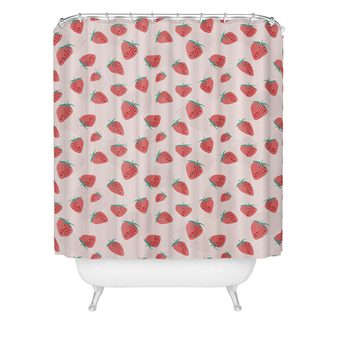 Mirimo Strawberry Play Shower Curtain