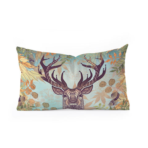 Monika Strigel The Friendly Stag Oblong Throw Pillow