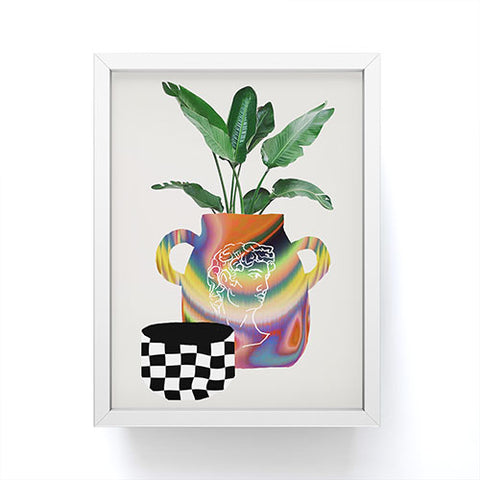 MsGonzalez A house plant Still life Framed Mini Art Print