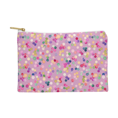 Ninola Design Polka Dots Happy Lavander Pouch