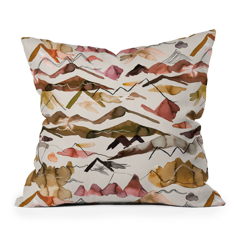 Watercolor Outdoor Throw Pillows | Deny Designs