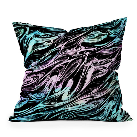 Pattern State Marble Magic Outdoor Throw Pillow