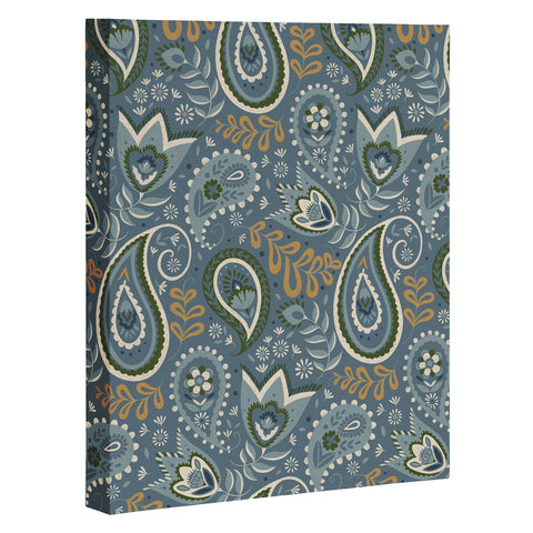 Pimlada Phuapradit Paisley Floral 2492 Art Canvas