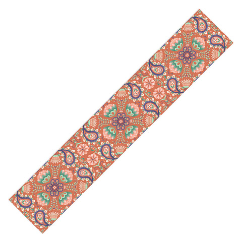 Pimlada Phuapradit Paisley Tiles 3 Table Runner