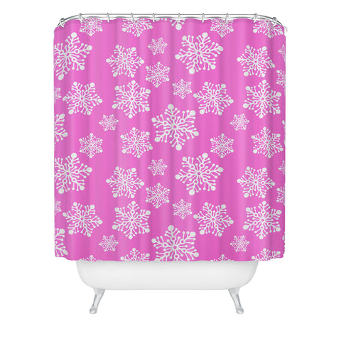 RosebudStudio Snowflakes season Shower Curtain