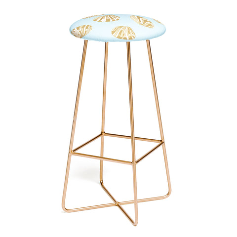 Rosie Brown BlueScallops Bar Stool