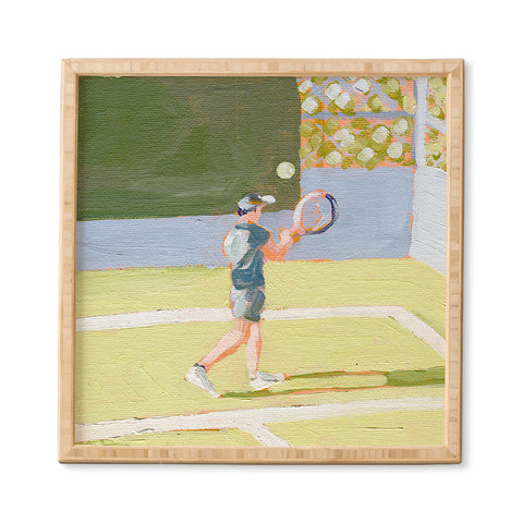 Sabina Fenn Illustration Tennis Player Framed Wall Art